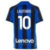 Maglia ufficiale Inter Milan Lautaro 10 Casa 2022-23 per Uomo